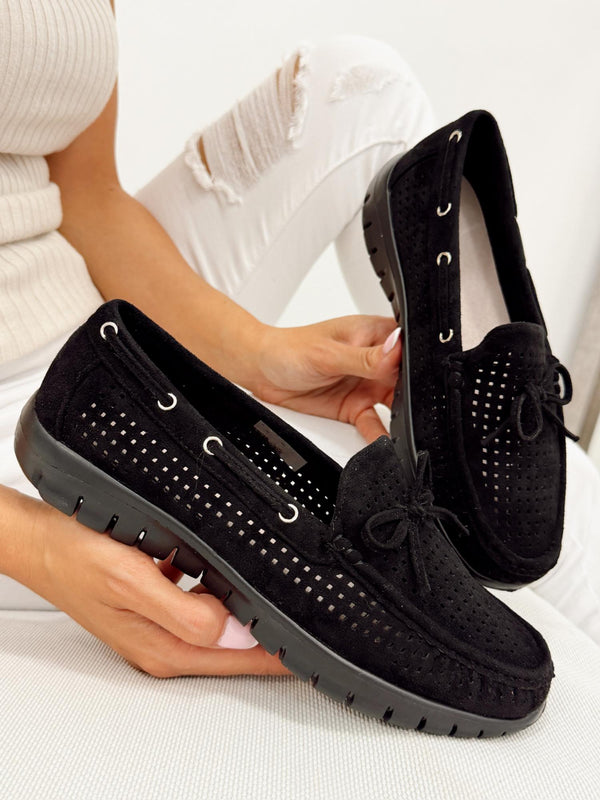 Women flats G303 - BLACK