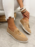 Flat leather shoes G459 - CAMEL