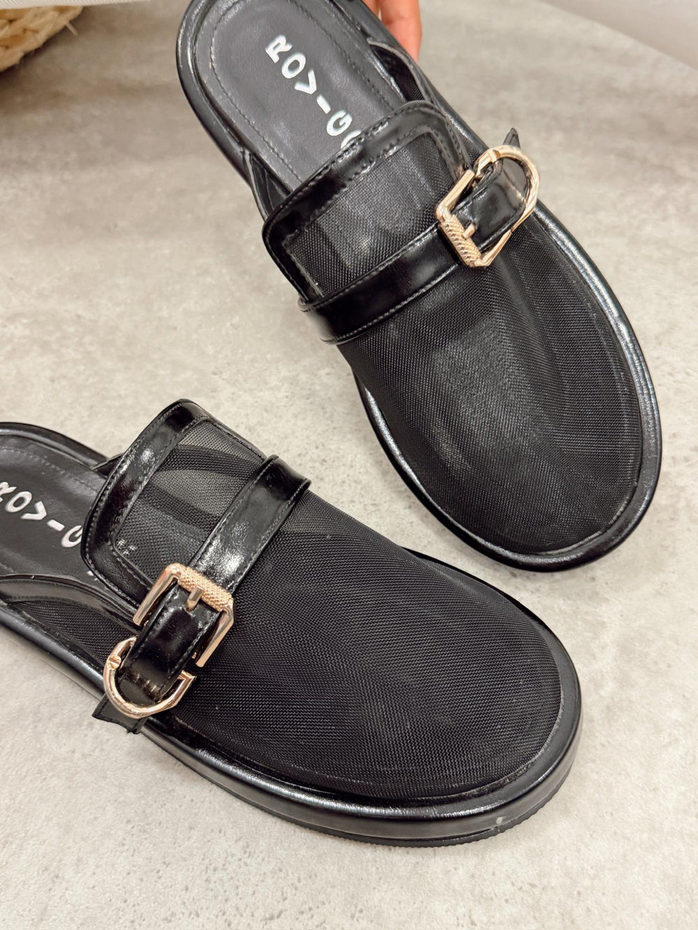 Women Slippers and Mules G484 - BLACK