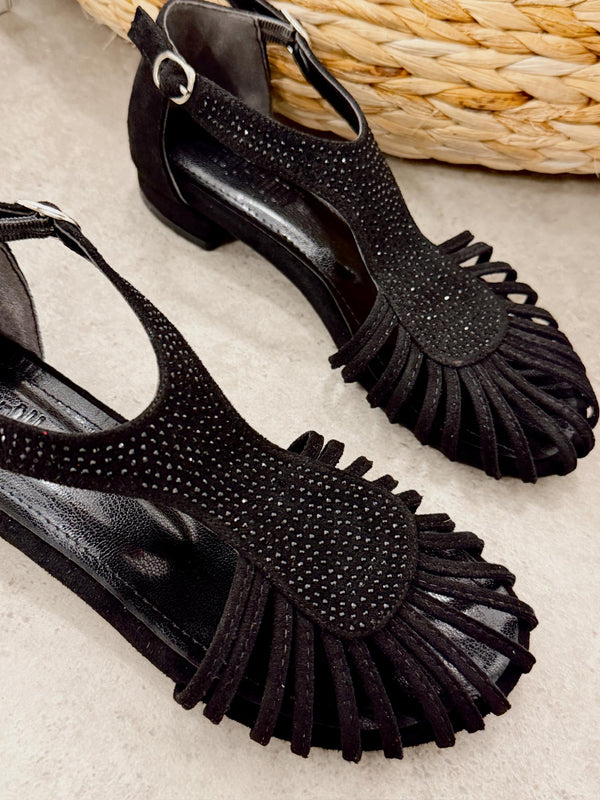 Women sandals G526 - BLACK