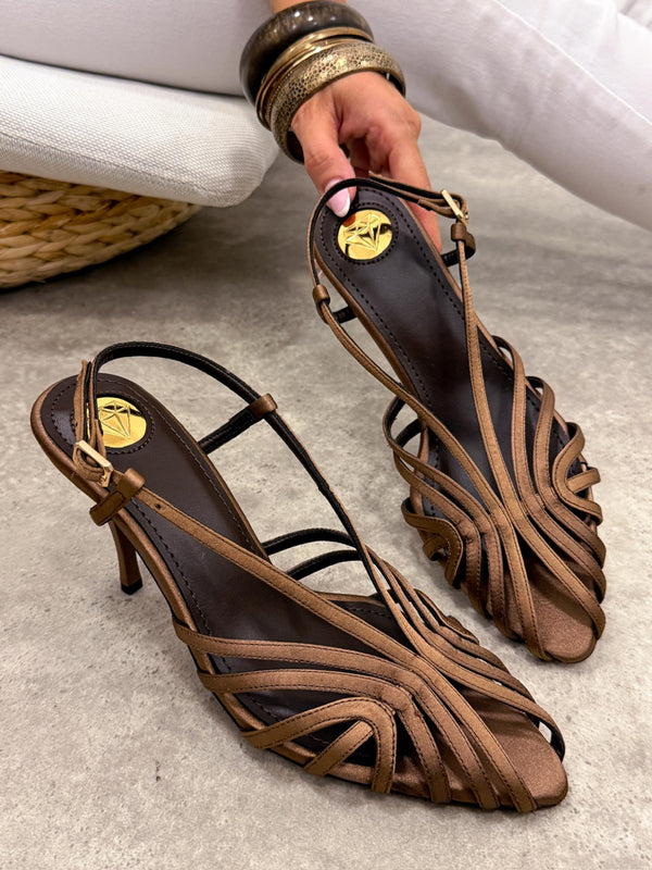 Women sandals G359 - BROWN