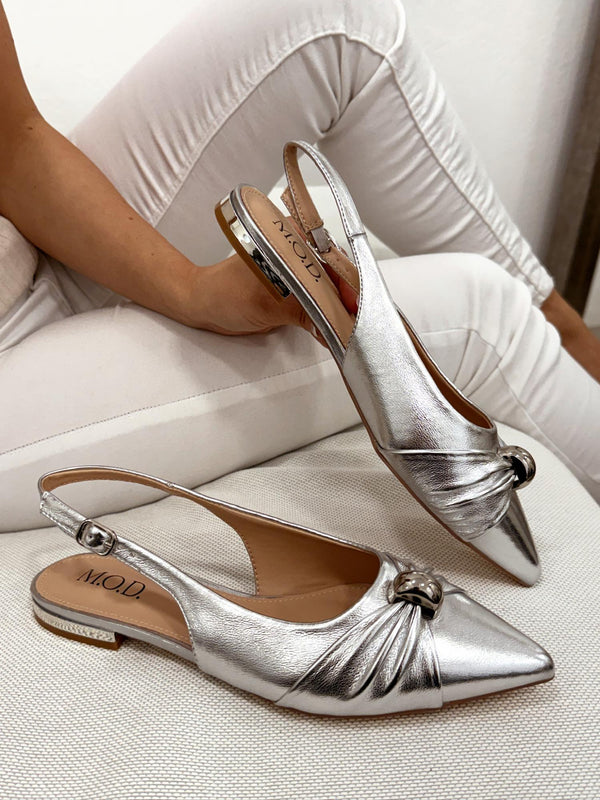 Women sandals G097 - SILVER