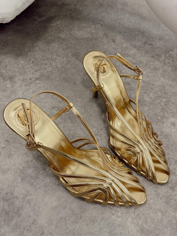 Women sandals G359 - GOLD