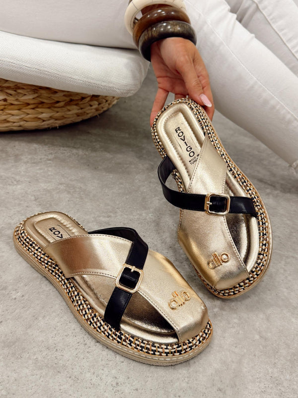 Women Slippers and Mules G488 - GOLD