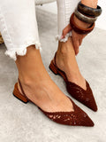 Women sandals G523 - BROWN