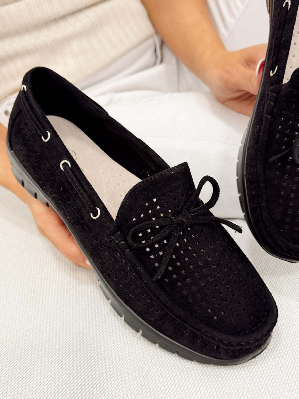 Women flats G303 - BLACK