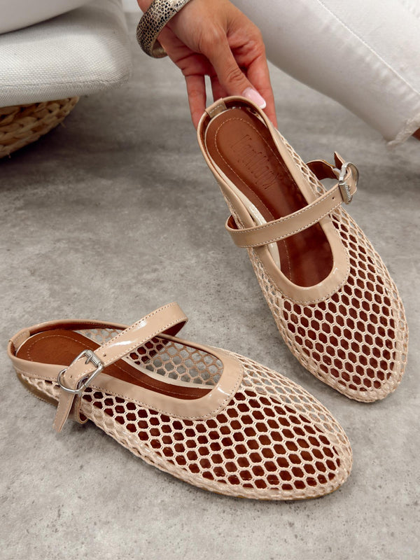 Women Slippers and Mules G513 - BEIGE