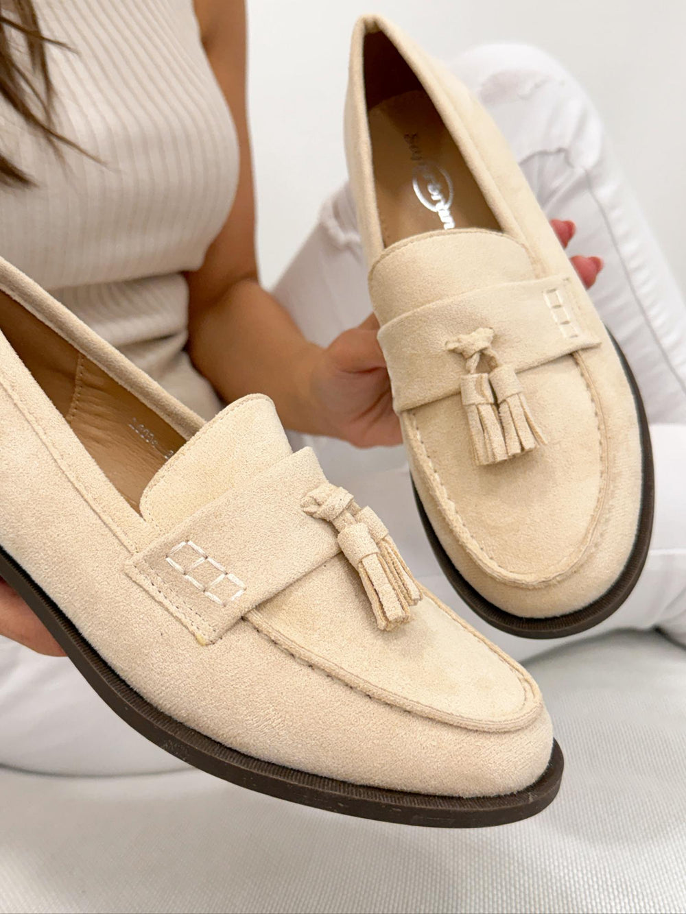 Damenflats G281 - BEIGE