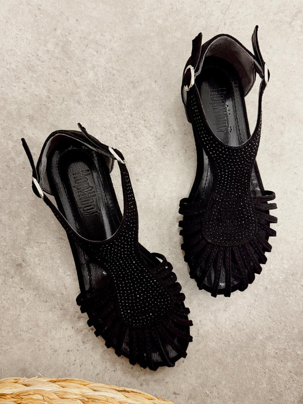 Women sandals G526 - BLACK