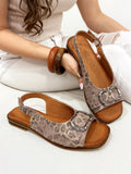 Ledersandalen G196 - GRAU