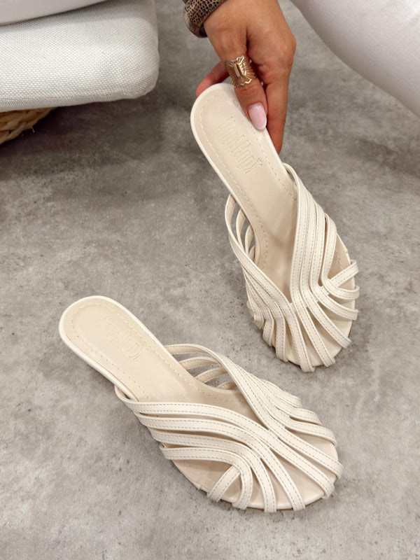 Women Slippers and Mules G515 - BEIGE