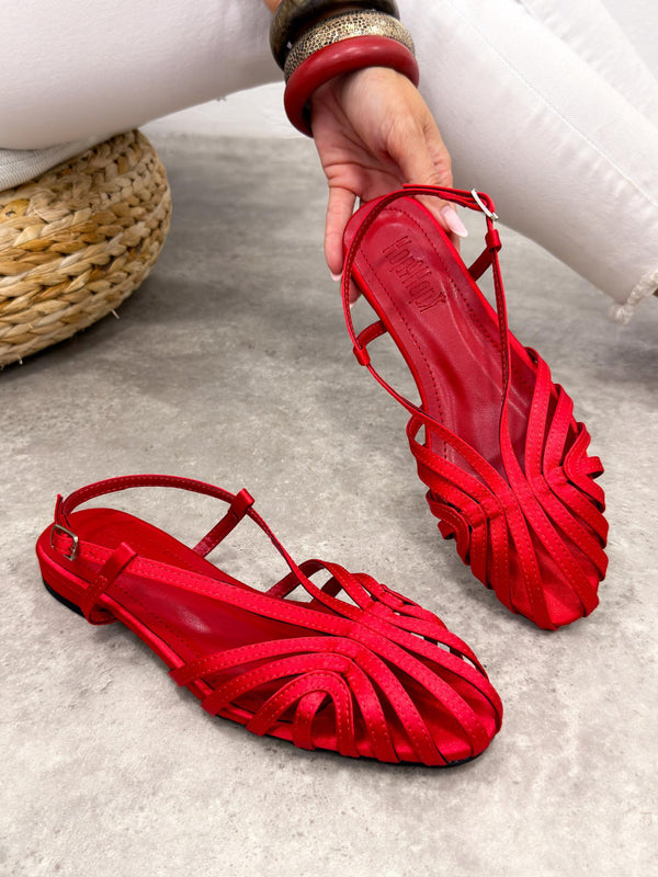 Women sandals G525 - RED