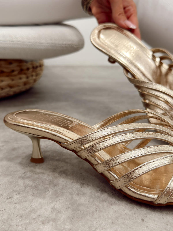 Women Slippers and Mules G515 - GOLD
