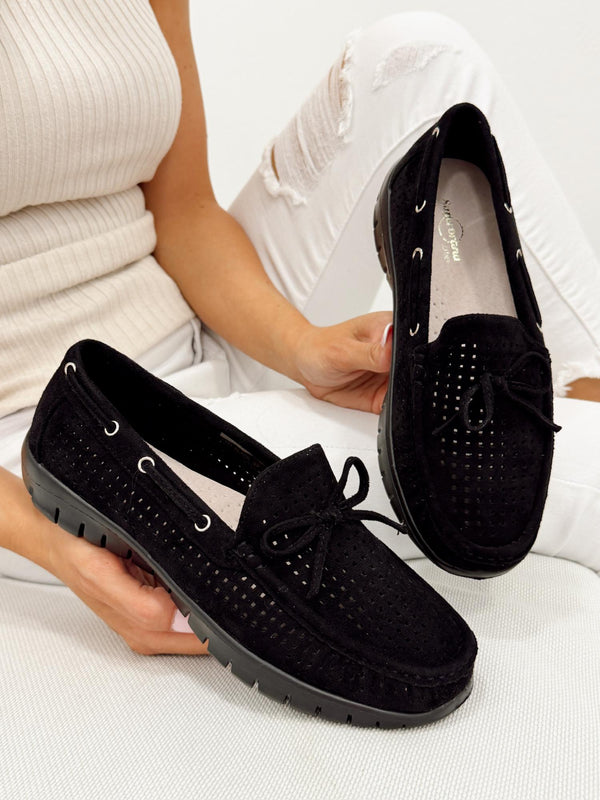 Women flats G303 - BLACK