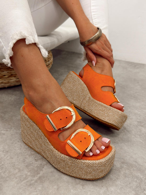 Women sandals G499 - ORANGE