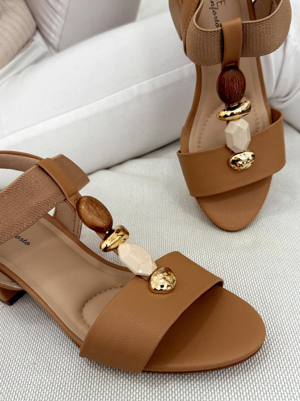 Women sandals G059 - BEIGE