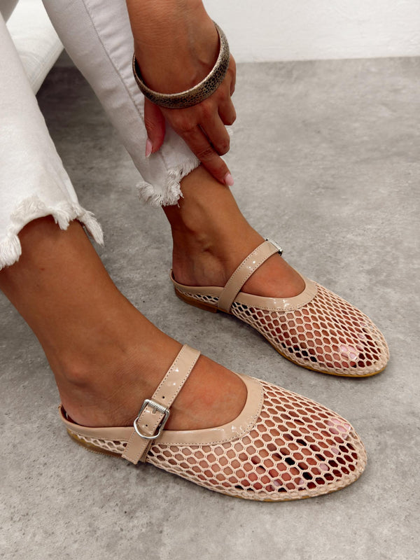 Women Slippers and Mules G513 - BEIGE