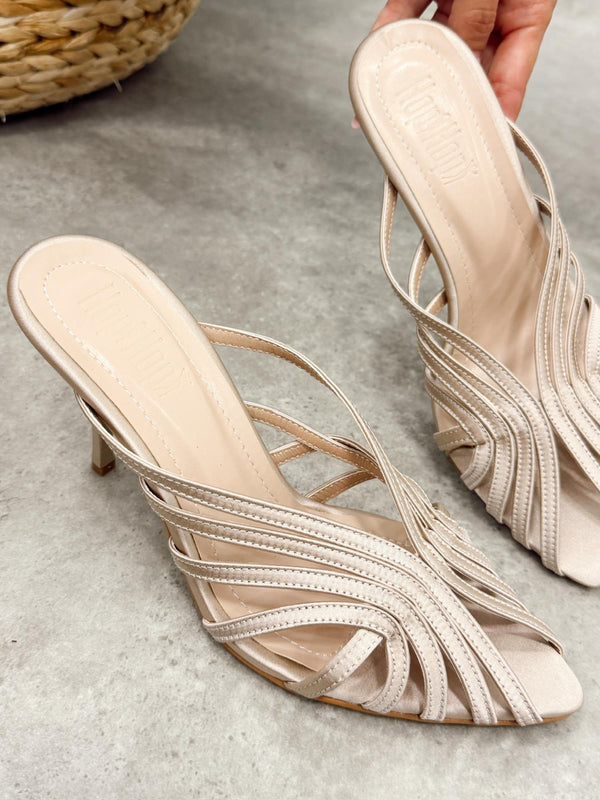 Women Slippers and Mules G521 - BEIGE