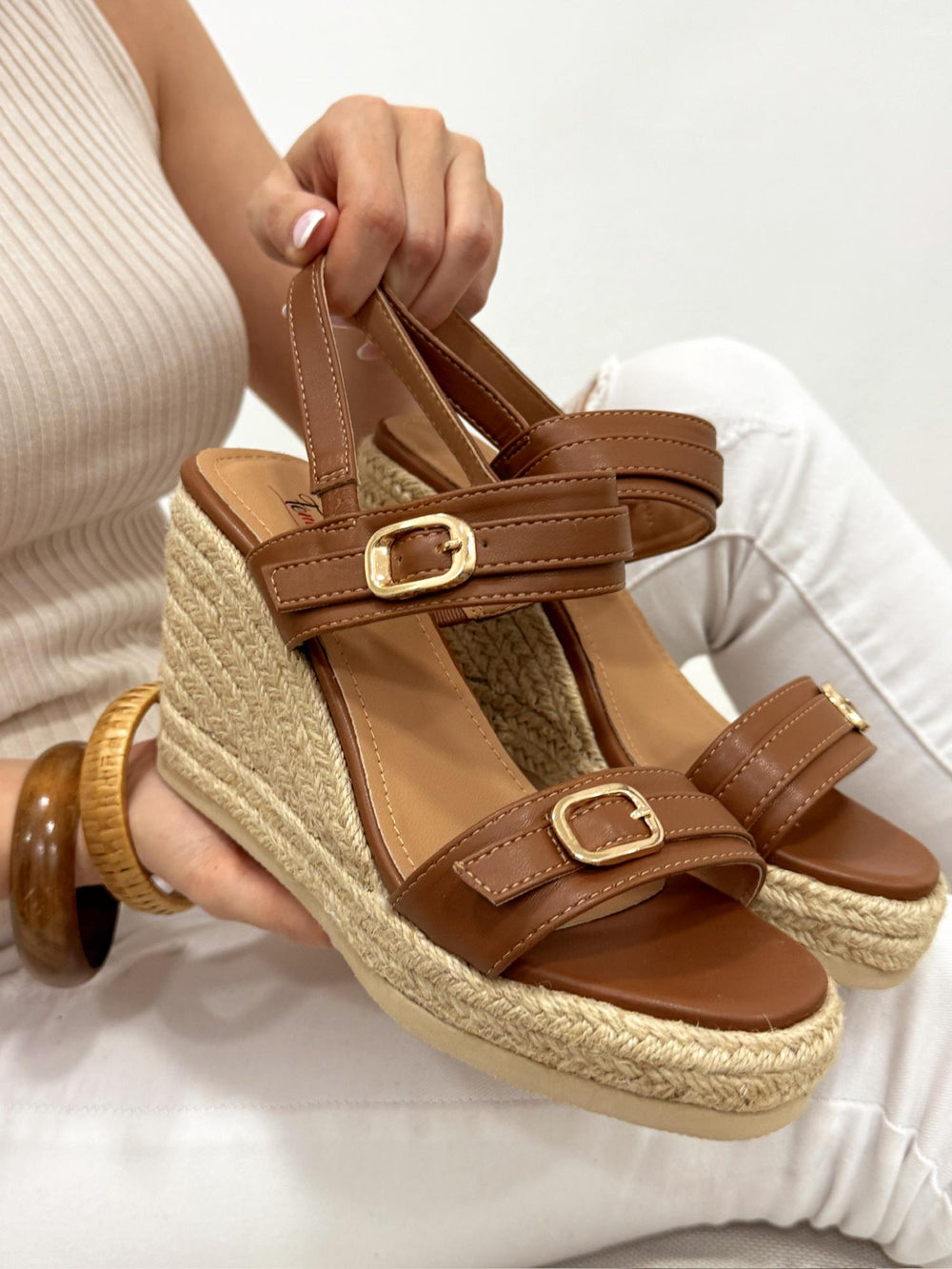 Women sandals G214 - CAMEL