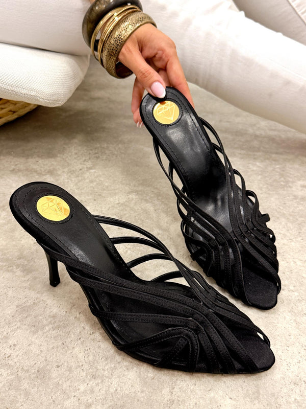 Women Slippers and Mules G353 - BLACK