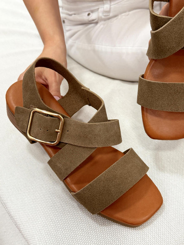 Women sandals G222 - GREEN