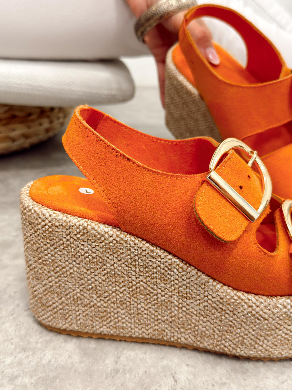 Women sandals G499 - ORANGE