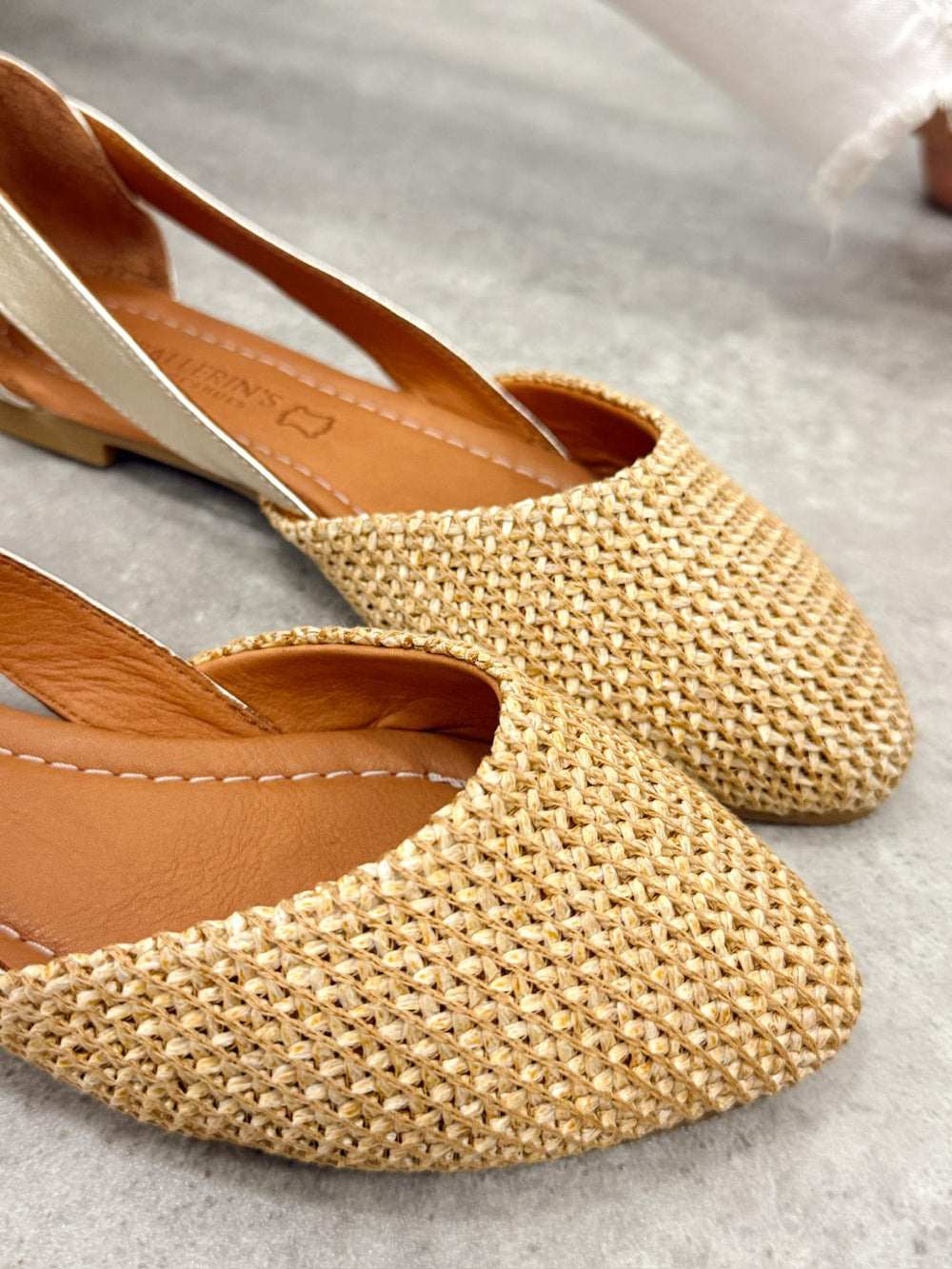 Leather sandals G415 - GOLD