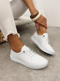 Ledersneaker G450 - WEISS