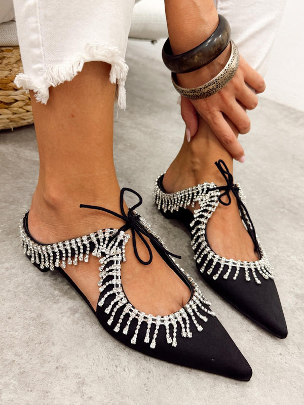 Women Slippers and Mules G522 - BLACK