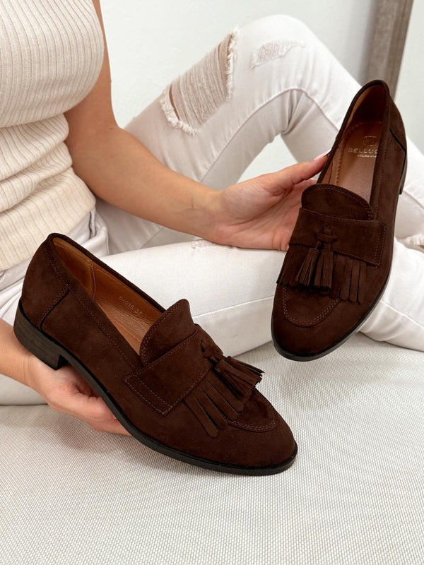 Women flats G023 - BROWN