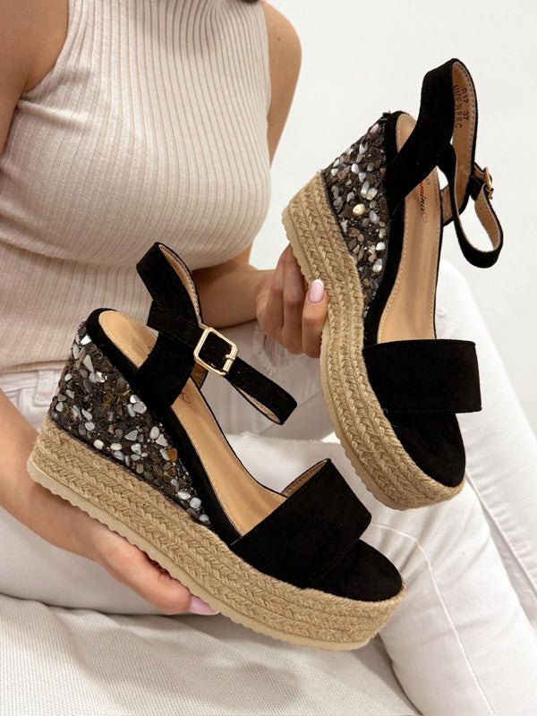 Women sandals G223 - BLACK