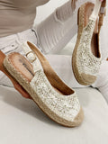 Women sandals G309 - WHITE