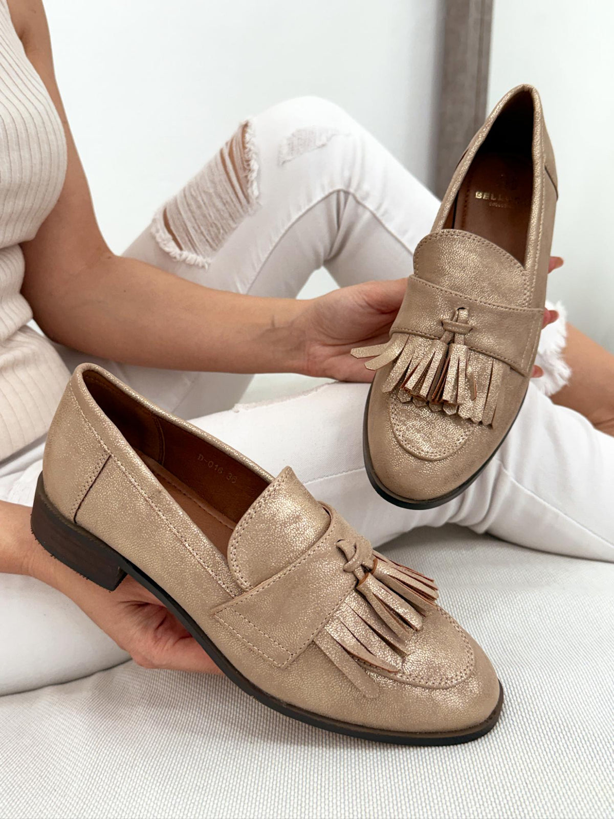 Damen Ballerinas G023 - GOLD