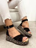Damensandalen G219 - SCHWARZ