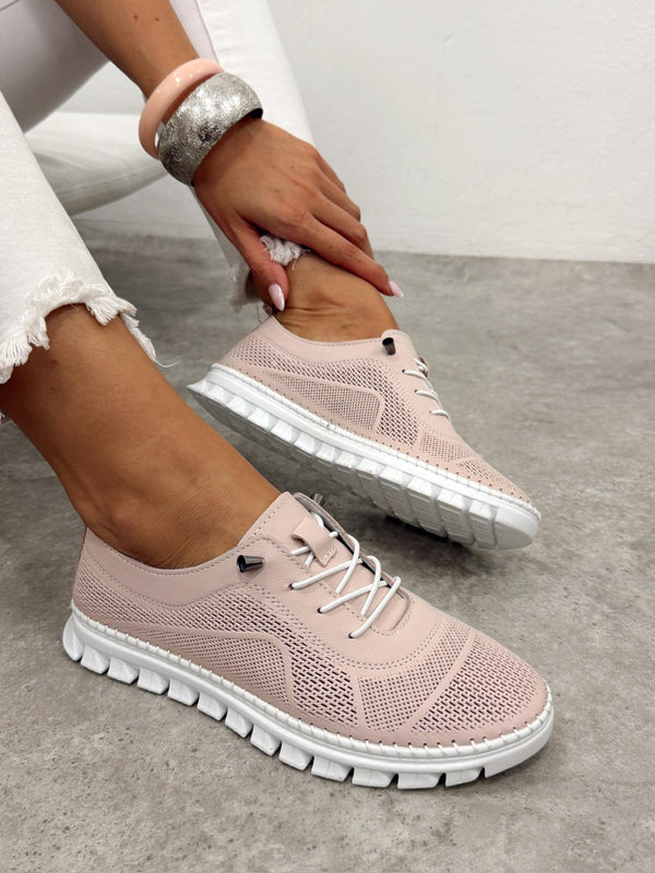 Leather sneakers G400 - ROSE