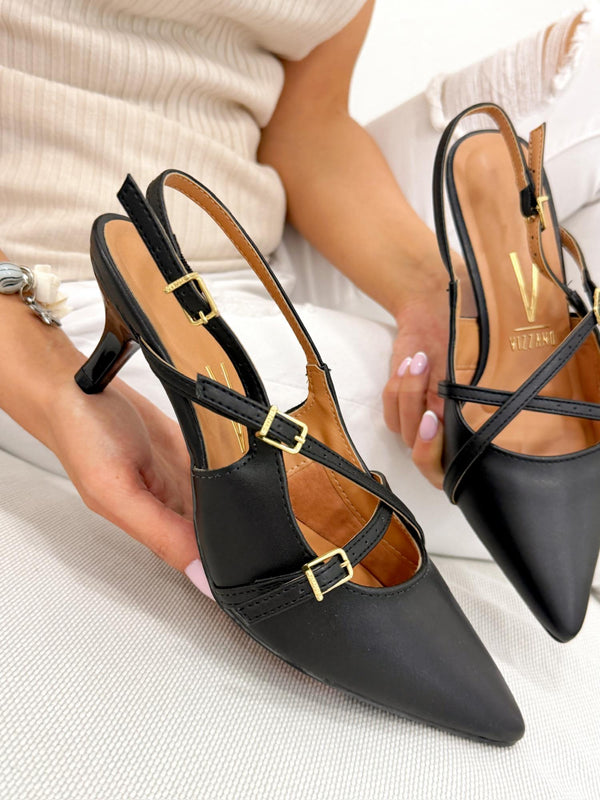 Damensandalen G274 - SCHWARZ
