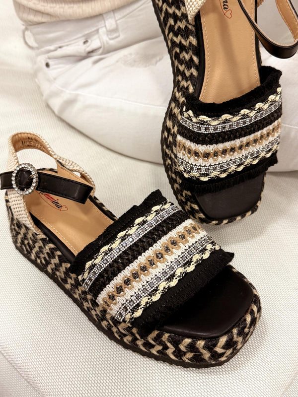 Women sandals G221 - BLACK