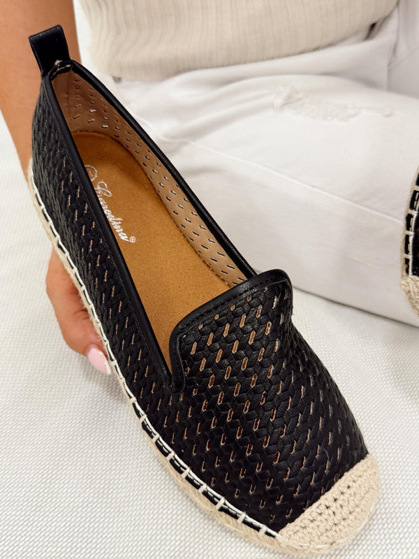 Women flats G325 - BLACK