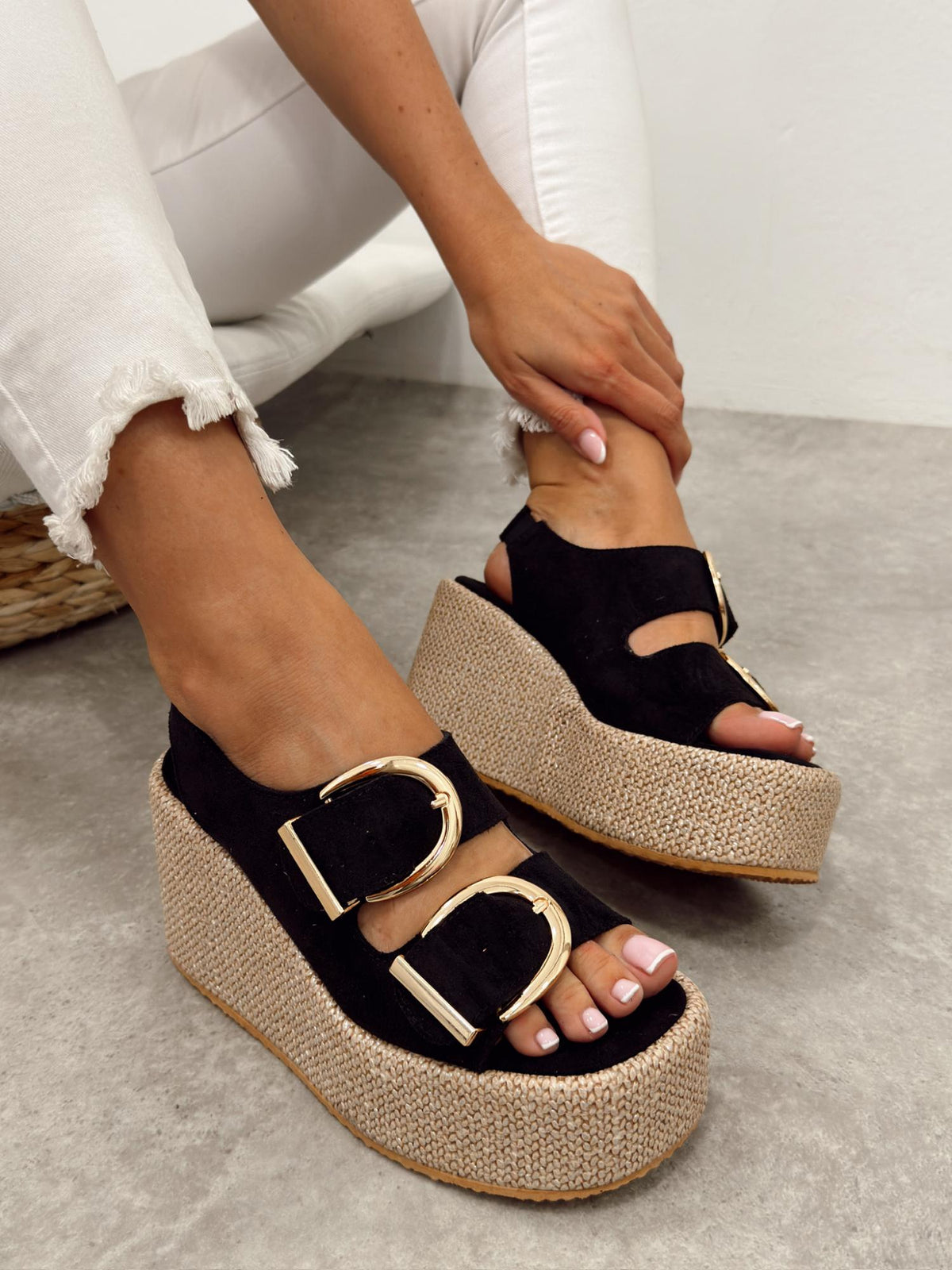 Damen Sandalen G499 – SCHWARZ