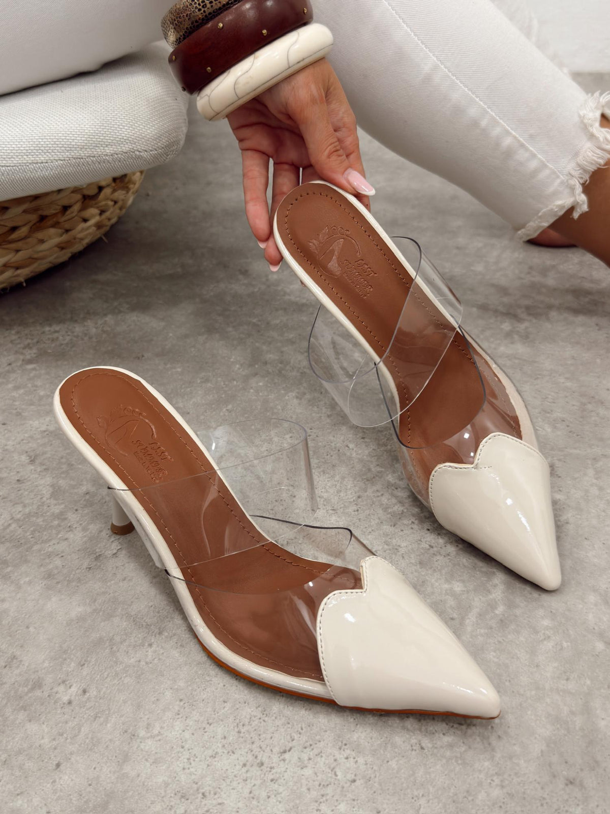 Damen Hausschuhe und Pantoletten G501 - BEIGE