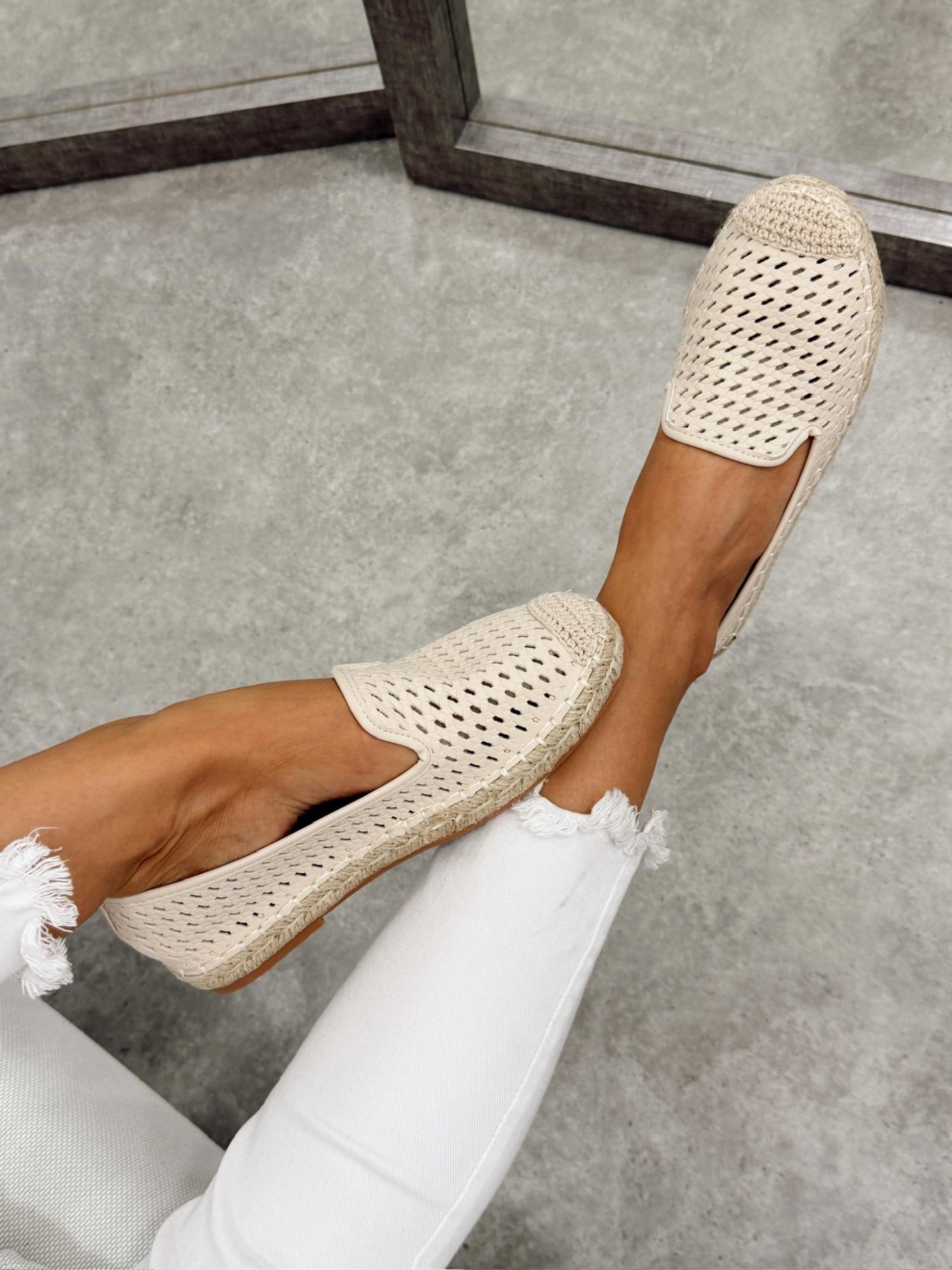 Damen-Ballerinas G325 – BEIGE