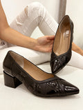 Leder-High-Heels G150 – SCHWARZ