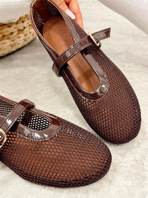 Women flats G505 - BROWN