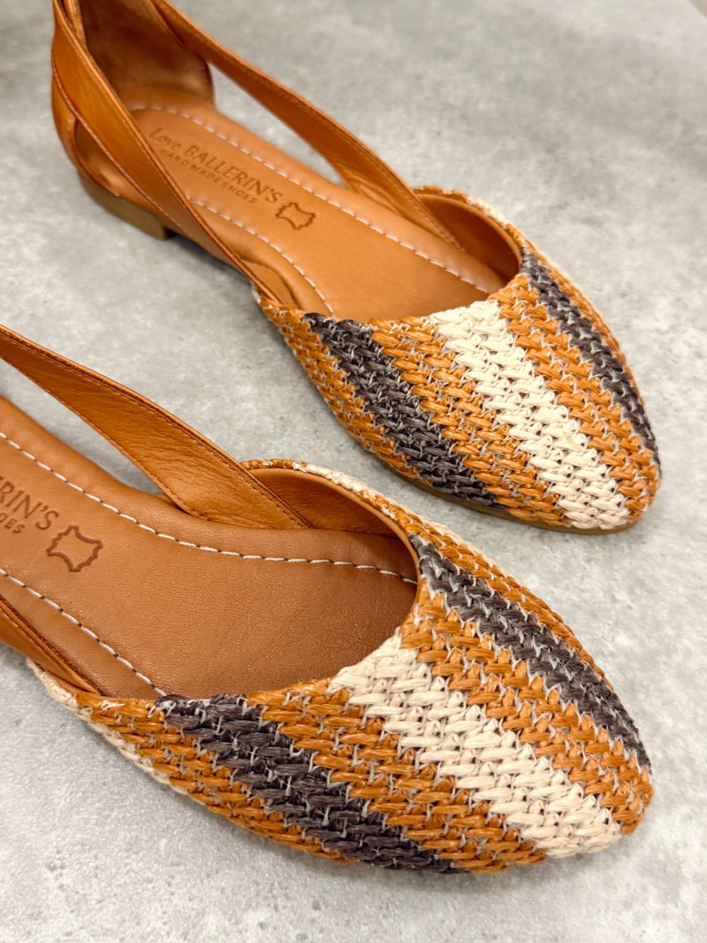 Ledersandalen G415 - CAMEL