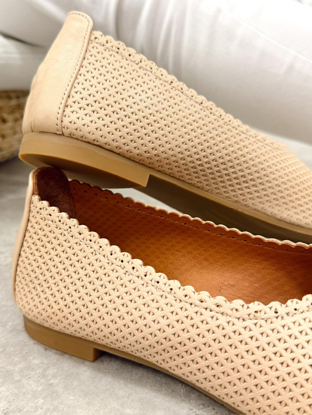 Ledersandalen G416 - BEIGE
