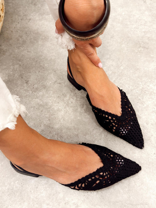 Women sandals G523 - BLACK