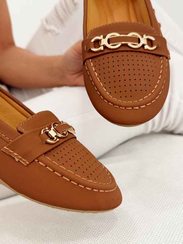 Women flats G267 - CAMEL