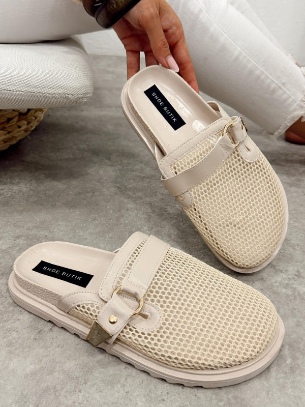 Women Slippers and Mules G496 - BEIGE