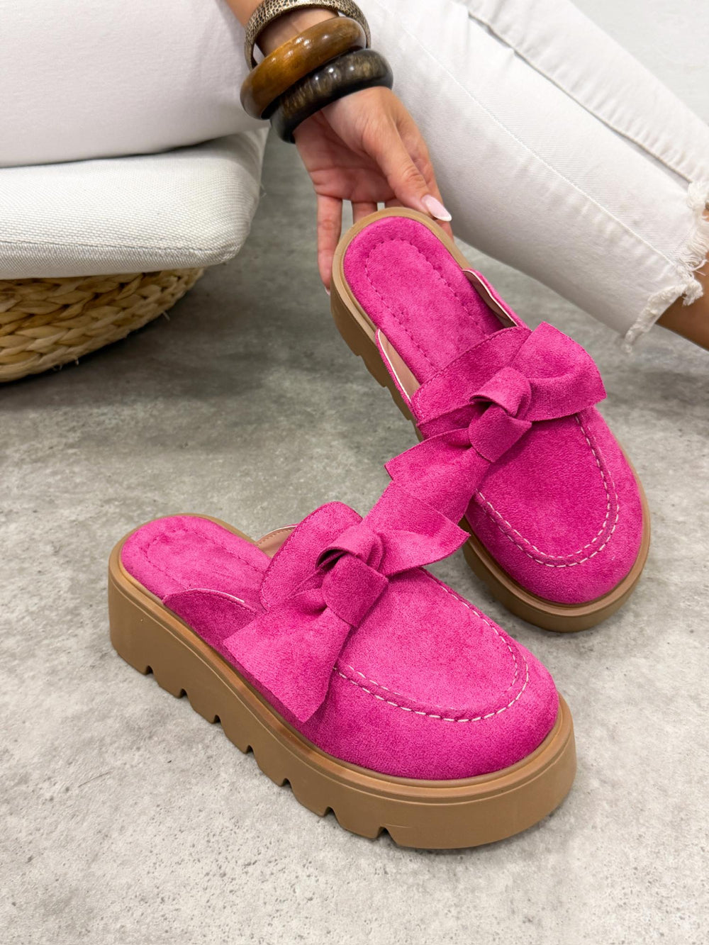 Women Slippers and Mules G497 - PINK