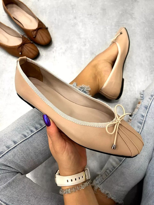 Ballerinas E059 - BEIGE